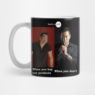 Buy Our Stuff Or He Will Find You! Mug